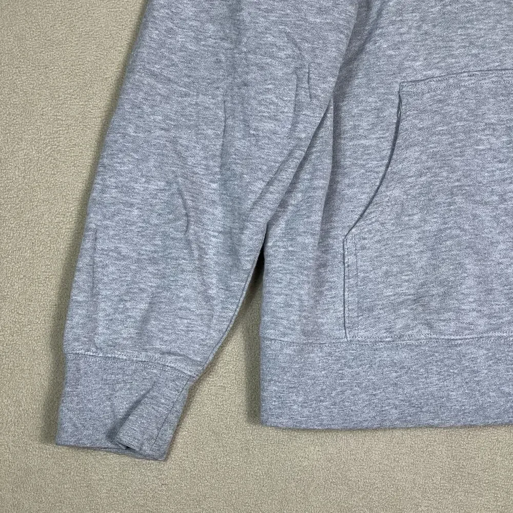 The North Face Hoodie Womens L Gray Pouch Pocket Long Sleeve Pullover Sweatshirt